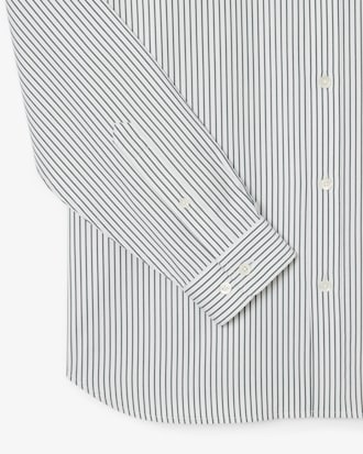 Men's Regular Fit Striped Pinpoint Shirt