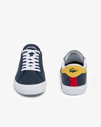 Men's Powercourt Leather Accent Sneakers