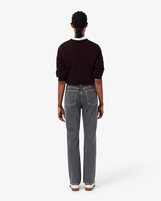 Jeans de Mezclilla de Corte Recto