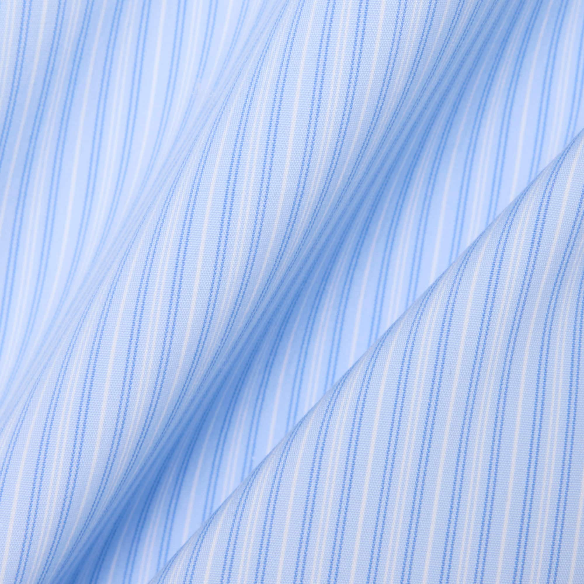 Slim Fit Striped Stretch Poplin Shirt