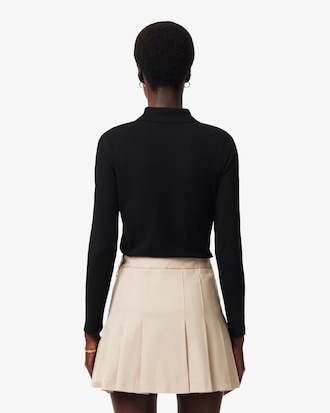 Women's Slim Fit L.12.D Stretch Mini Piqu&eacute; Polo