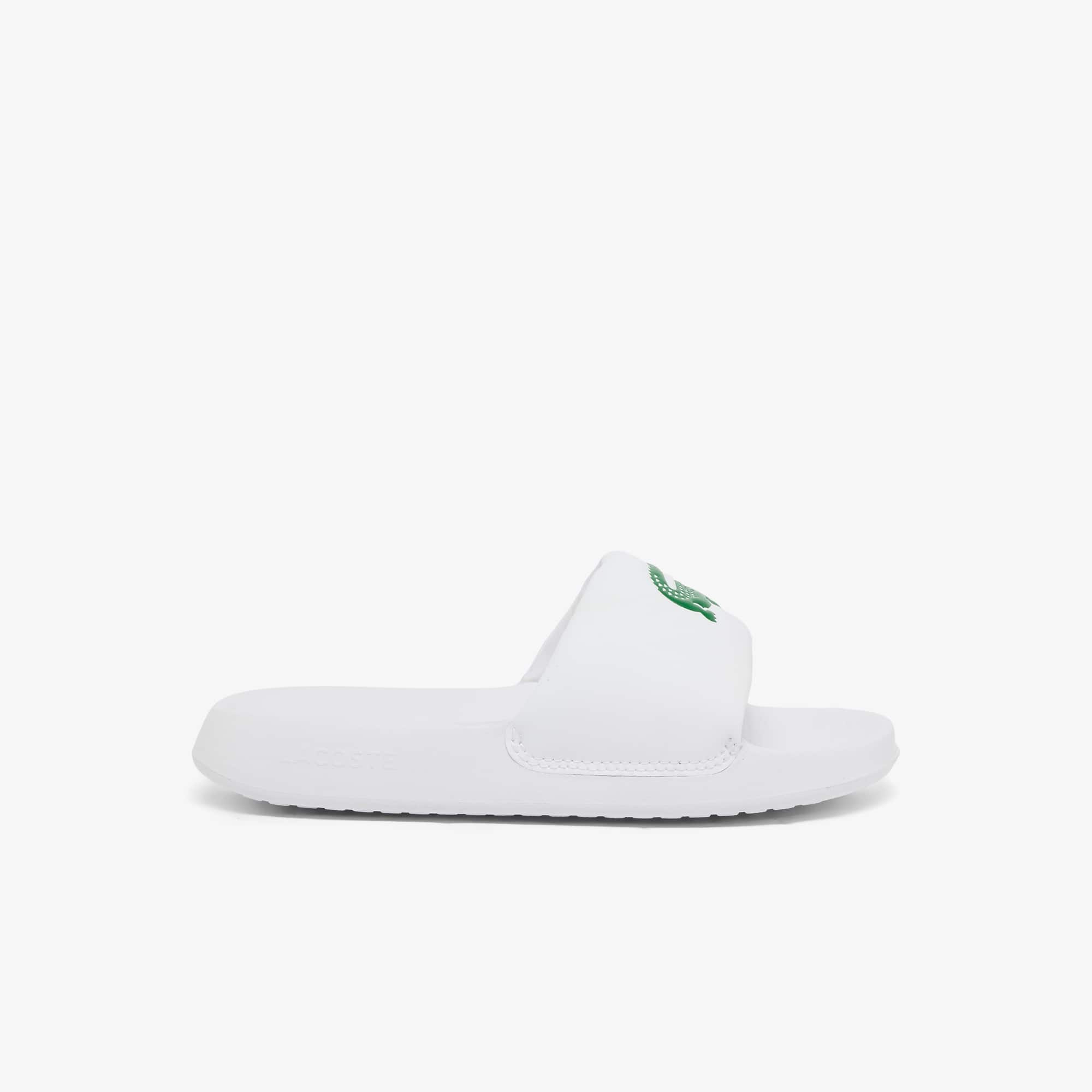 Lacoste Children's Serve Slides 1.0 - 2 In White