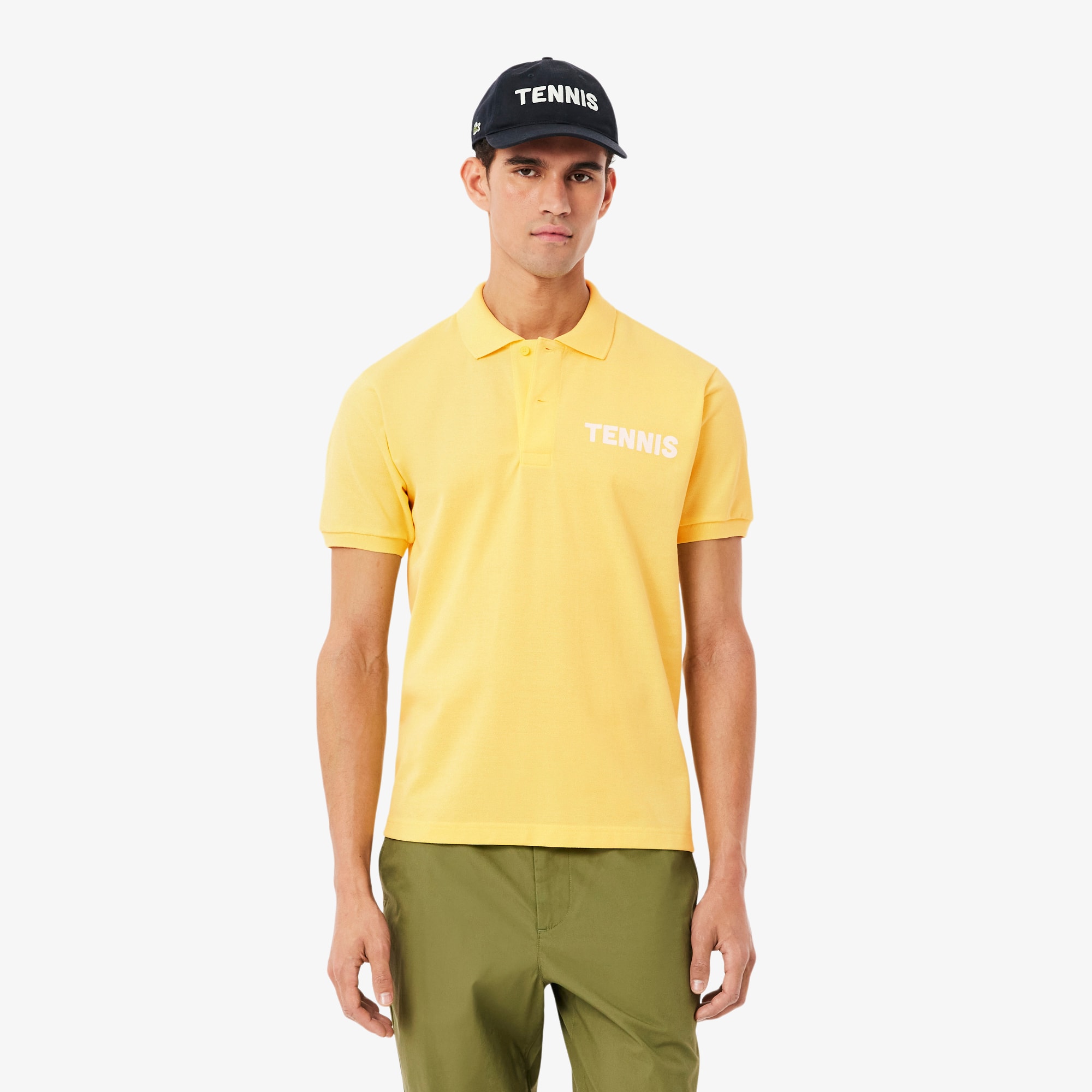 Classic Fit Printed Petit Piqué Polo - Polo Shirts - New In 2026