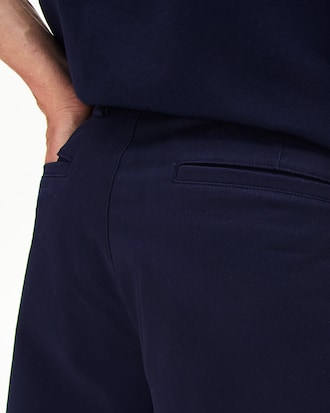 Bermudas regular fit en gabardina de algod&oacute;n para hombre
