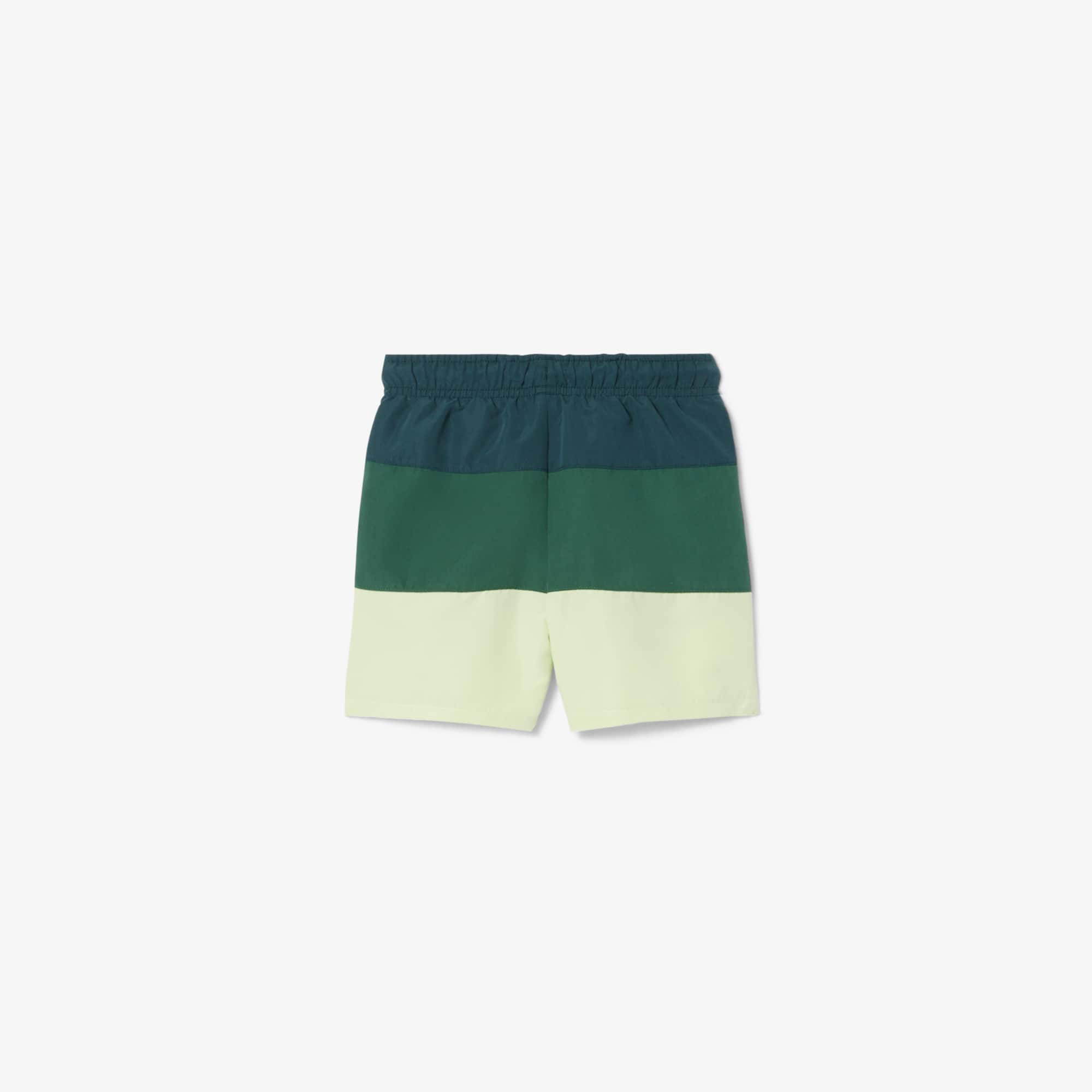 Striped Swim Trunks