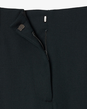 Runway Straight Fit Tailored Wool Pants