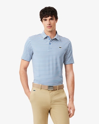 Regular Fit Ultra Dry Striped Golf Polo
