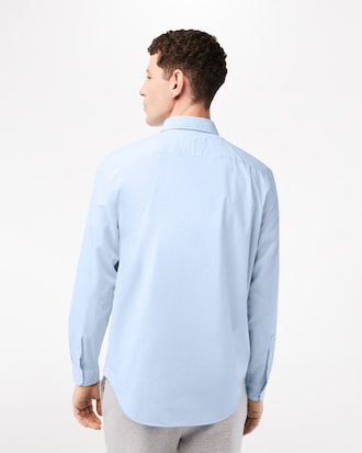 Camisa para hombre regular fit en popelín de algodón