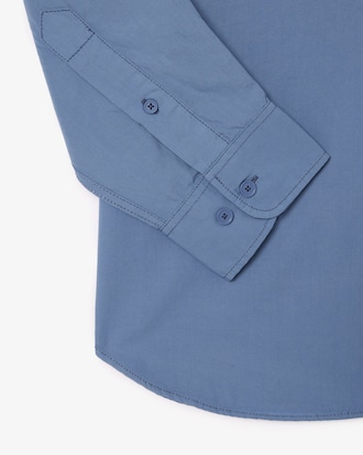 Men's Relaxed Fit Washed Effect Poplin Shirt