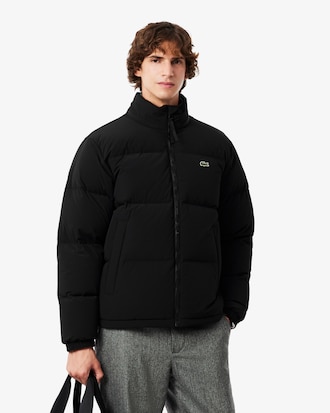 Men's Water-Repellent Hooded Down Jacket