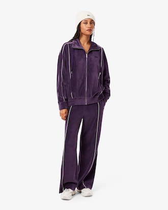 Women's Trim Accent Velour Sweatpants