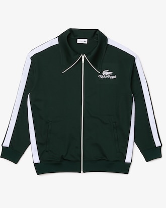 Lacoste x Ricky Regal Contrast Bands Piqu&eacute; Zip Jacket