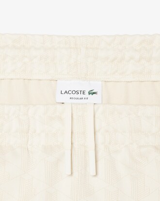 Regular Fit Monogram Jacquard Shorts