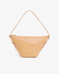 Small Maheki Embossed Leather Hobo Bag