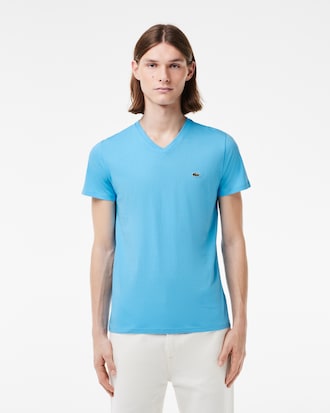 Men's Lightweight Pima Cotton V-Neck T-Shirt
