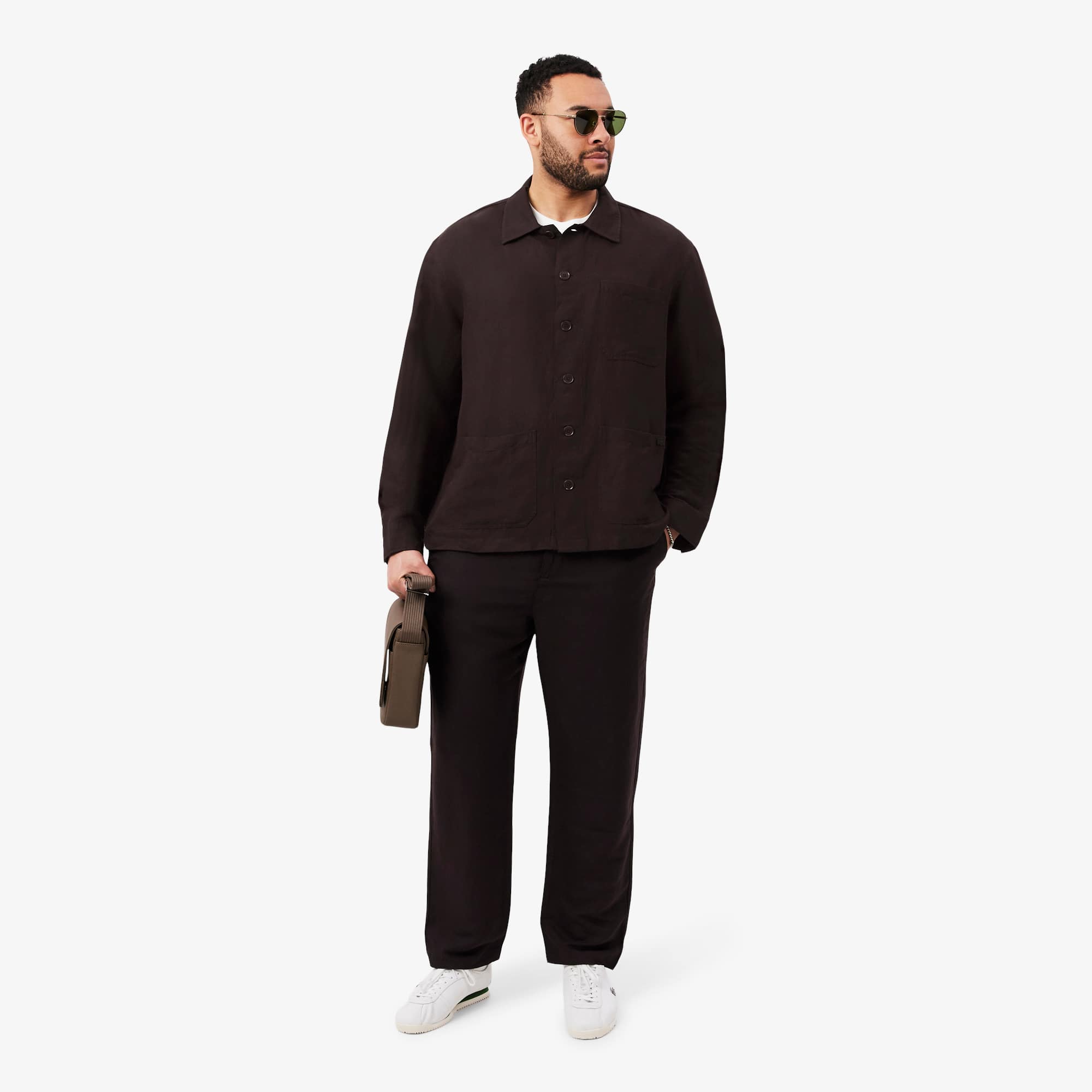 Linen Blend Overshirt