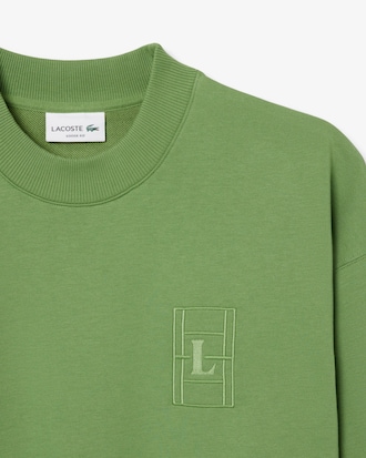 Embroidered Fleece Sweatshirt