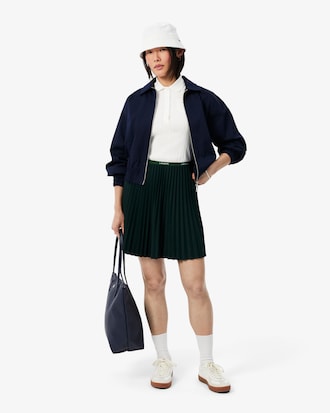 Slim Fit Pointelle Knit Polo Shirt