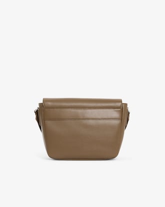 Bolsa con Solapa de Piel Ossian