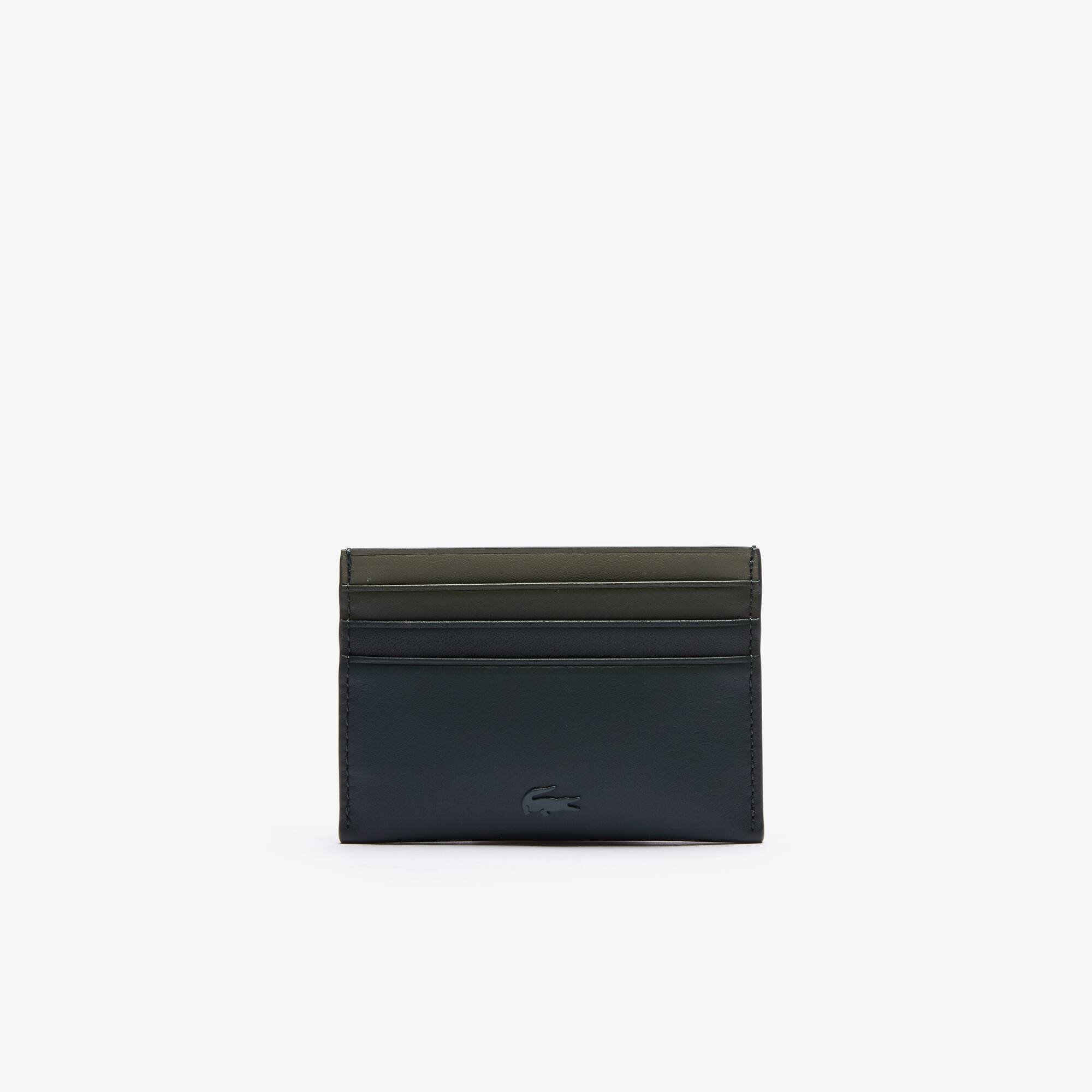LACOSTE ● Fitzgerald Card Holder 送料無料 Men's Fitzgerald Leather Card Holder - Wallets & Small
