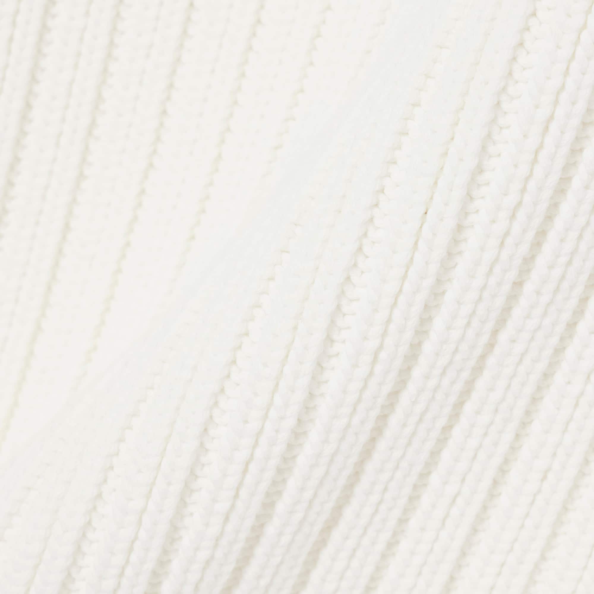 Striped Rib Knit Cotton Sweater Vest