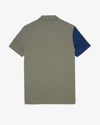 Men&rsquo;s Lacoste Regular Fit Colourblock Ultra-Lightweight Knit Polo Shirt