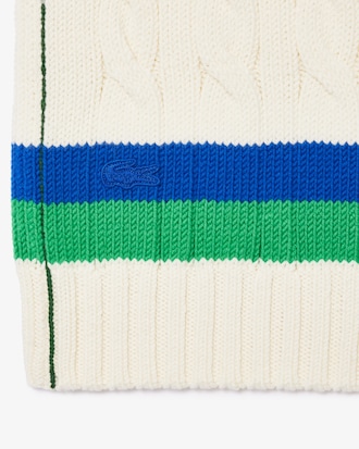 Unisex Cable Knit Wool Sweater Vest