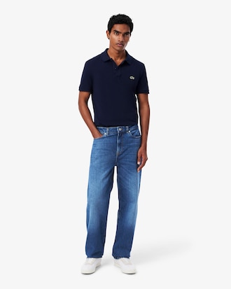 Men's 5-Pocket Straight Cut Indigo Jeans
