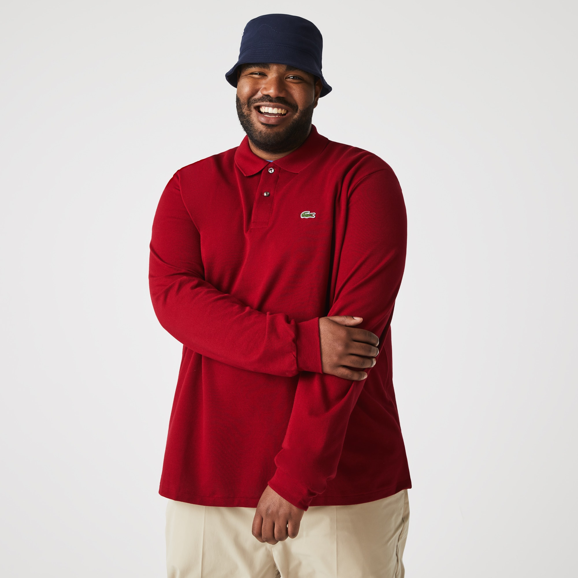 Men's Classic Fit Long Sleeve L.12.12 Polo - Polo Shirts - New In