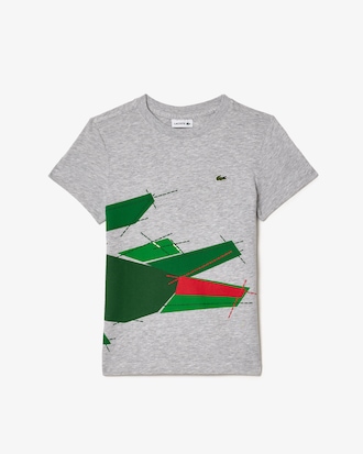 Kids' Crocodile Graphic Cotton T-Shirt
