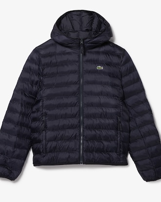 Men's Quilted Hooded Puffer Jacket