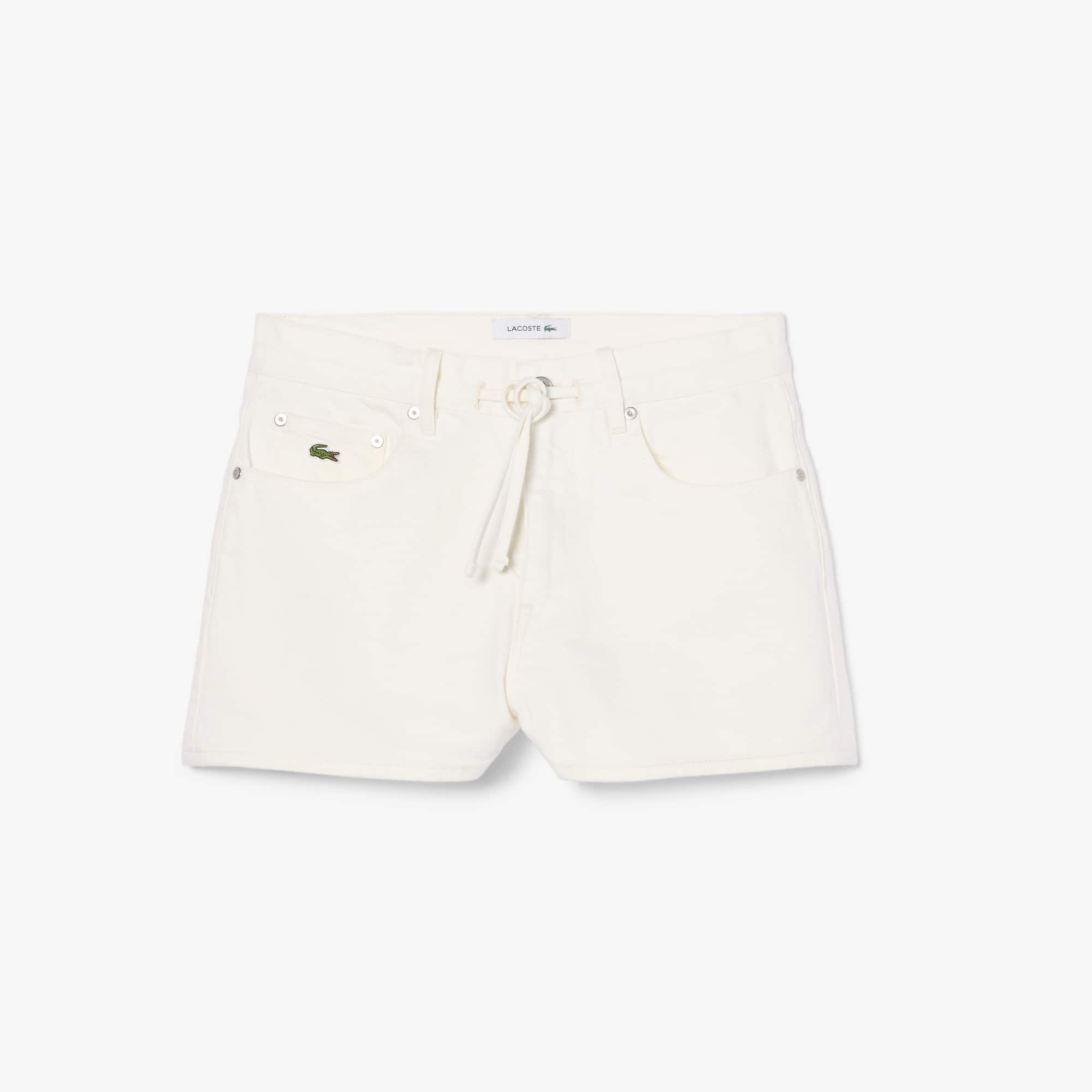 Cotton Denim Shorts