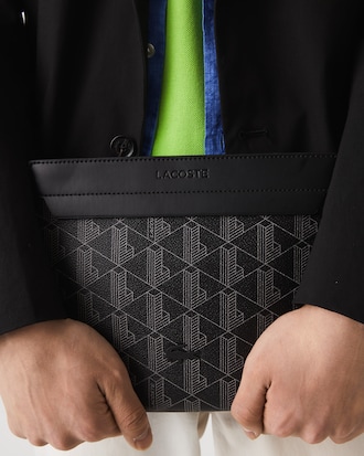 Men's The Blend Monogram Print Canvas Toiletry Bag
