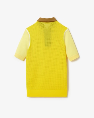 Men's Lacoste Fashion Show Edition Mesh Polo