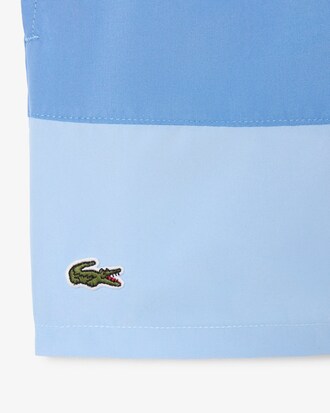 Striped Taffeta Swim Trunks