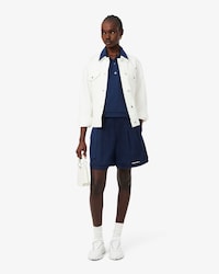 Oversized Fluid Twill Polo