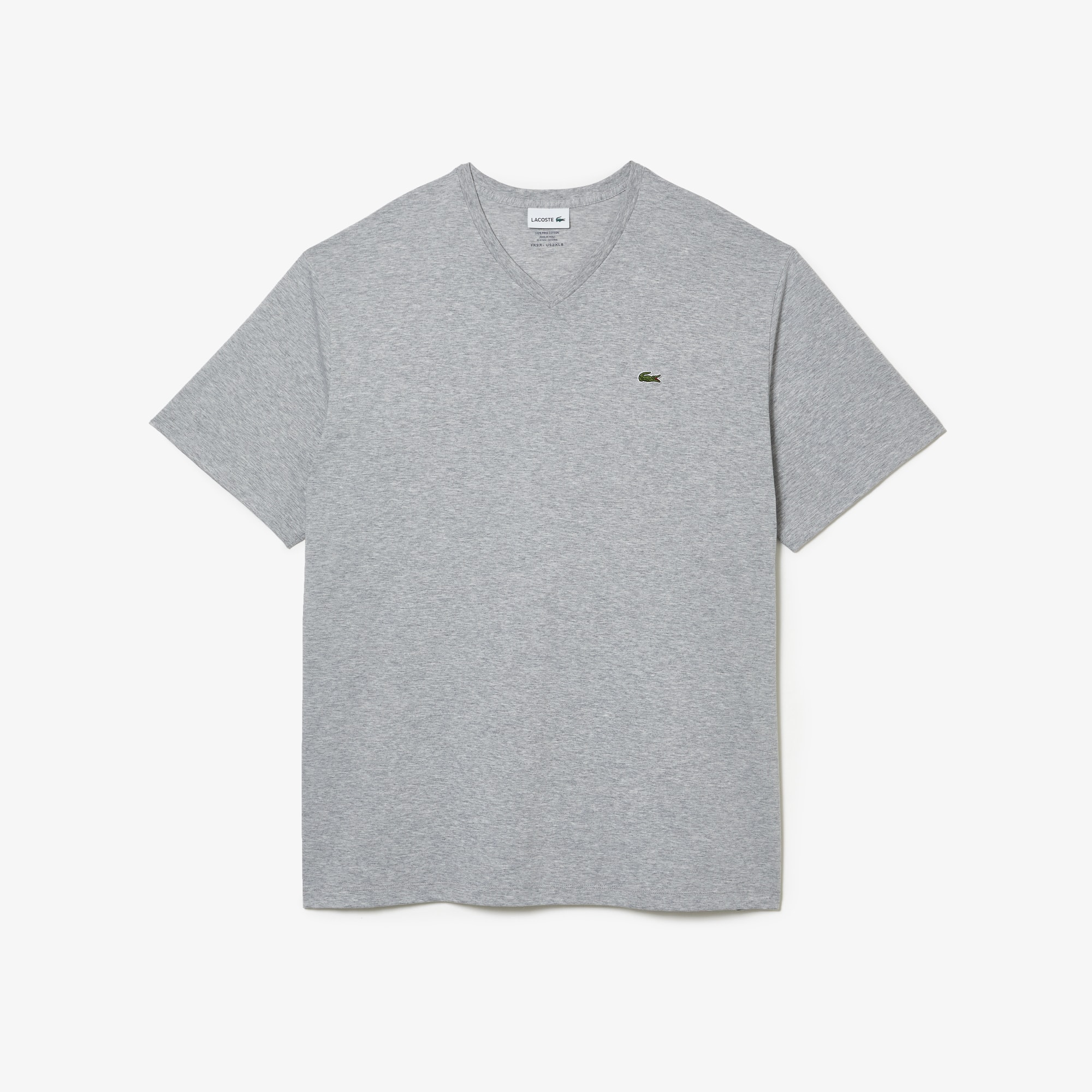 Lacoste Men's Big Fit V-Neck Pima T-Shirt