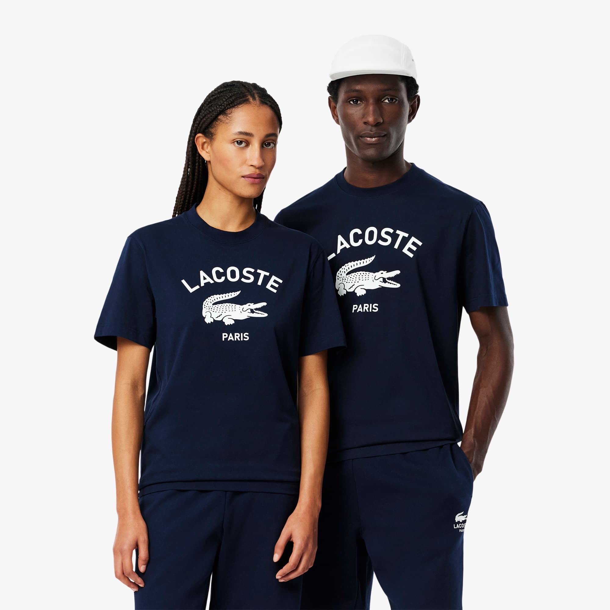 Unisex Signature Print Cotton T-Shirt - T-shirts - New In 2026