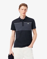 Regular Fit Colour-Block Piqu&eacute; Polo Shirt