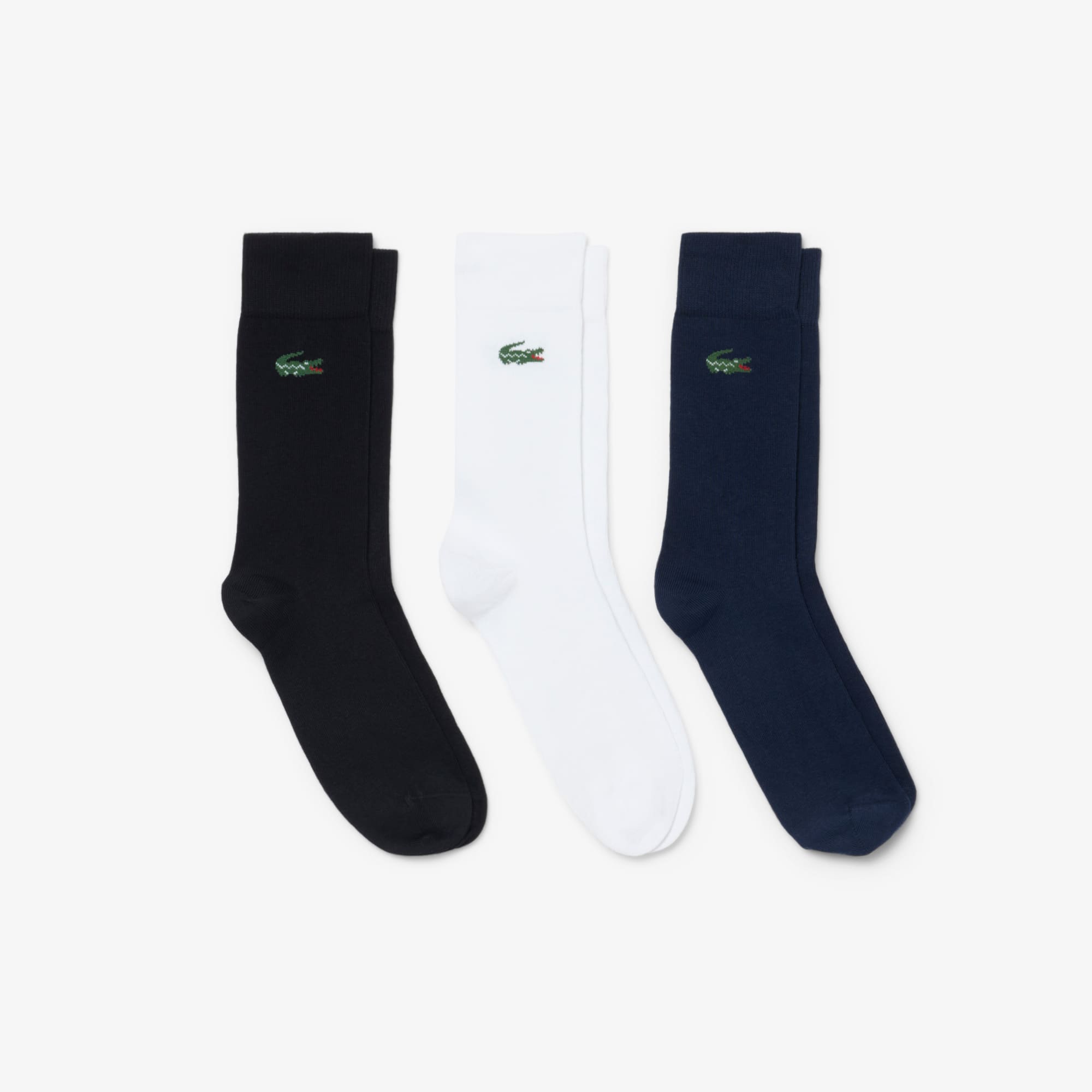 Lacoste 3-pack Socks - 6.5 - 8.5 In Blue