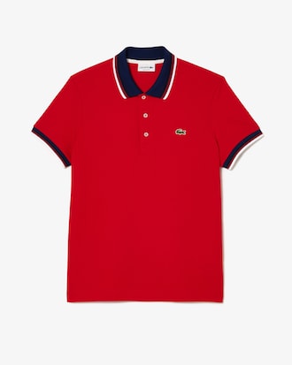 Men's Regular Fit Stretch Mini Piqu&eacute; Polo