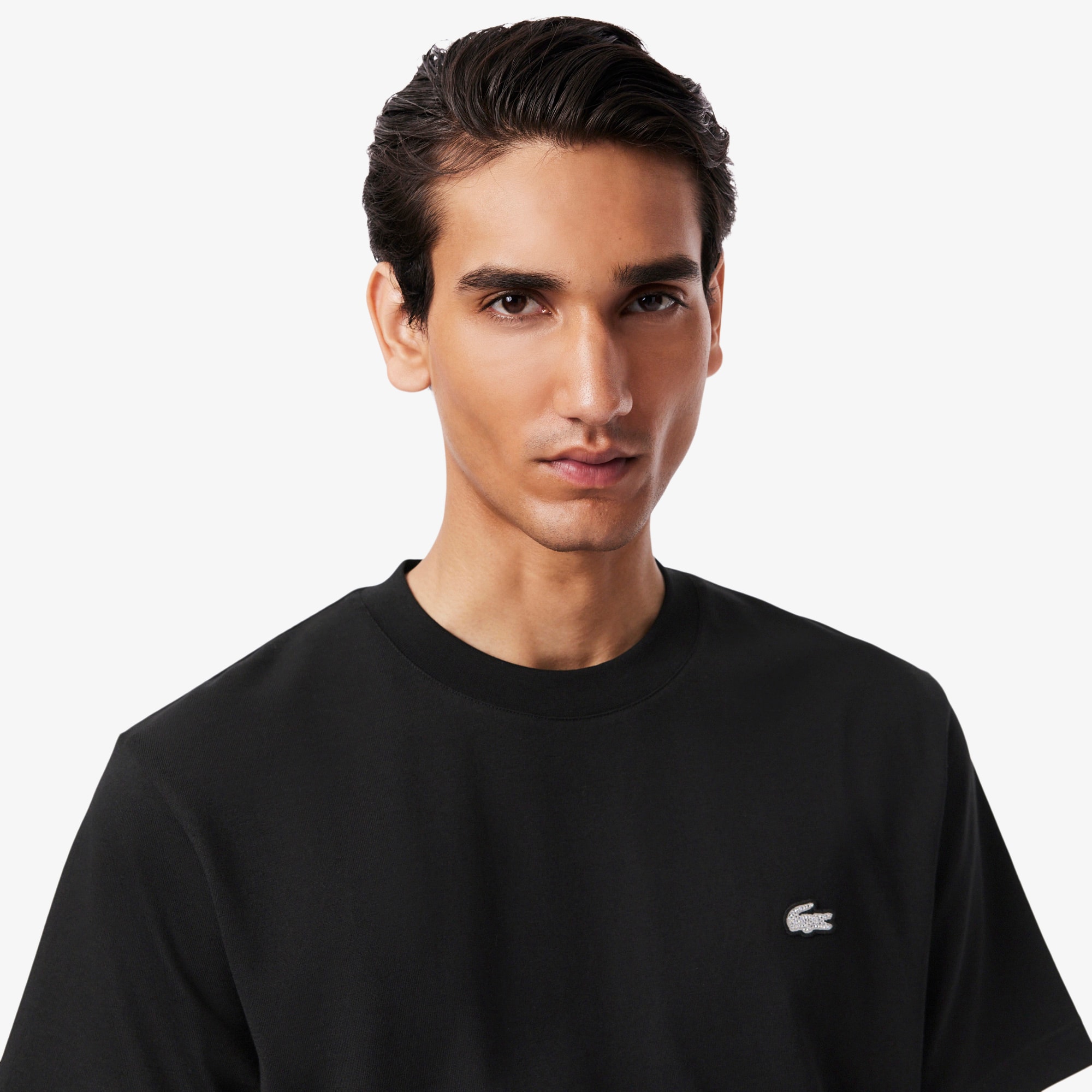 Men's Diamanté Crocodile Cotton T-Shirt - T-shirts - New In 2025