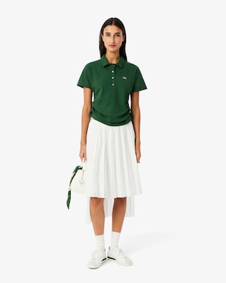 Women's Slim Fit Adjustable Piqué Polo