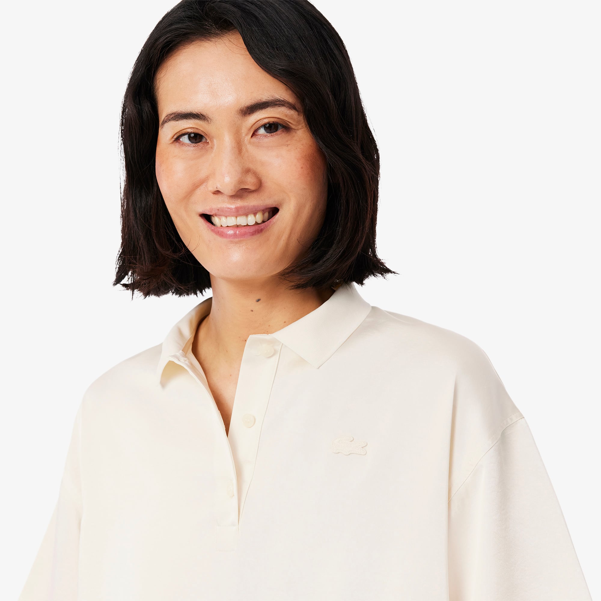 Women's Oversized Silky Polo - Recycled Materials - New In 2026