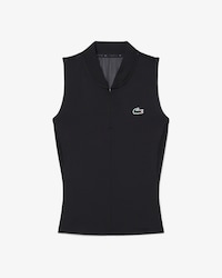 Polo de Tenis El&aacute;stico sin Mangas de Dos Tejidos