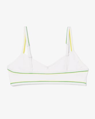 Top de ba&ntilde;o con detalles ribeteados para mujer