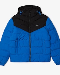 Chamarra acolchonada ligera con bloques de color para hombre