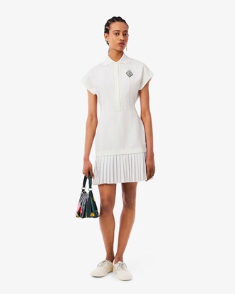Women's Runway Pleated Polo Dress