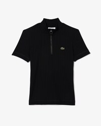 Polo Slim Fit Con Cuello Alto Y Cierre