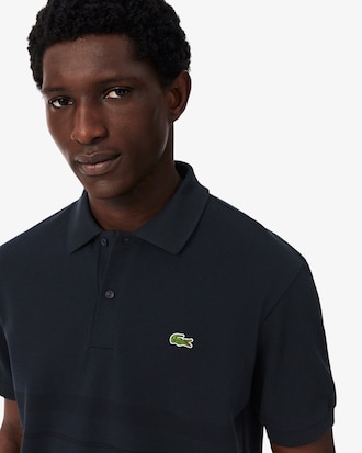 French Made Classic Fit Striped Polo